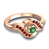 Petite Pave Udarka Ring