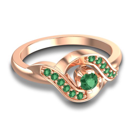 Petite Pave Udarka Ring