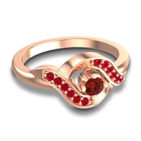 Petite Pave Udarka Ring