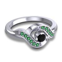 Petite Pave Udarka Ring