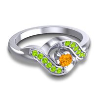 Petite Pave Udarka Ring