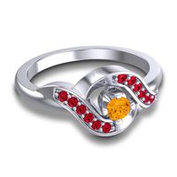 Petite Pave Udarka Ring
