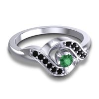 Petite Pave Udarka Ring