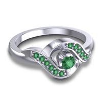 Petite Pave Udarka Ring