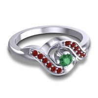 Petite Pave Udarka Ring