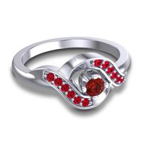 Petite Pave Udarka Ring