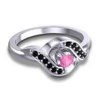 Petite Pave Udarka Ring