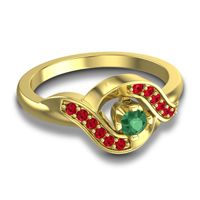 Petite Pave Udarka Ring