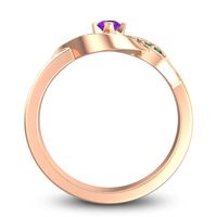 Petite Pave Udarka Ring