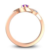 Petite Pave Udarka Ring