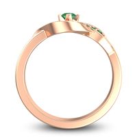 Petite Pave Udarka Ring
