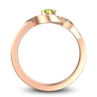 Petite Pave Udarka Ring
