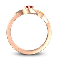Petite Pave Udarka Ring