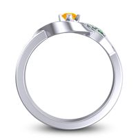Petite Pave Udarka Ring