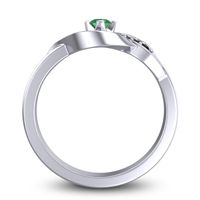 Petite Pave Udarka Ring