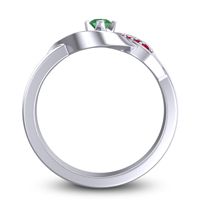 Petite Pave Udarka Ring