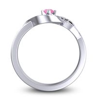 Petite Pave Udarka Ring