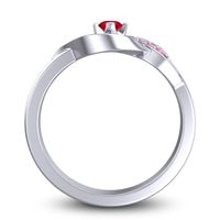 Petite Pave Udarka Ring
