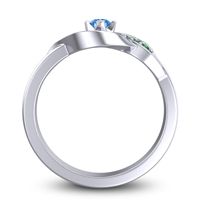Petite Pave Udarka Ring