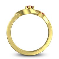 Petite Pave Udarka Ring