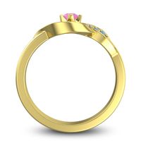 Petite Pave Udarka Ring