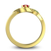 Petite Pave Udarka Ring