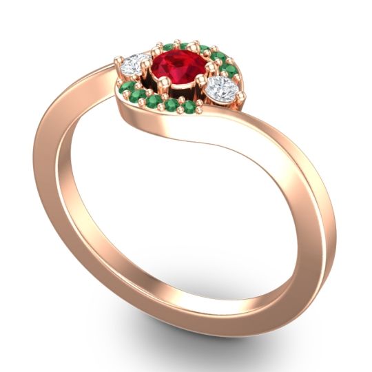 Petite Pave Amajur Ring