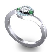 Petite Pave Amajur Ring