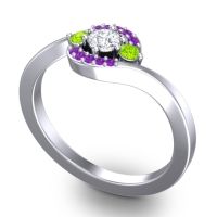 Petite Pave Amajur Ring