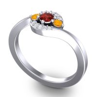 Petite Pave Amajur Ring