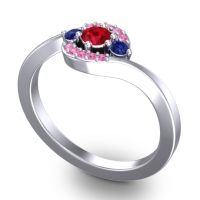 Petite Pave Amajur Ring