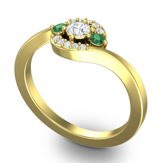 Petite Pave Amajur Ring