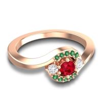 Petite Pave Amajur Ring