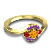 Petite Pave Amajur Ring