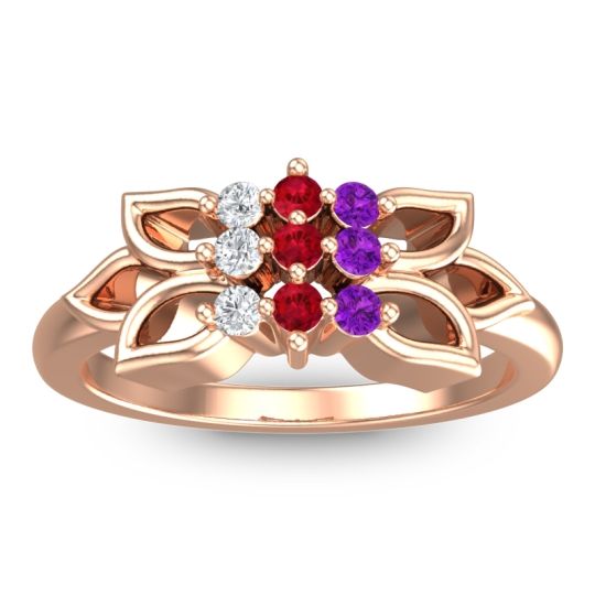 Floral Pave Prasuat Ring
