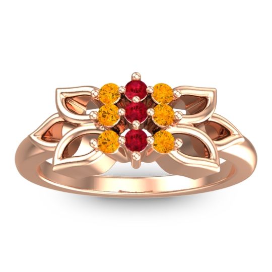 Floral Pave Prasuat Ring
