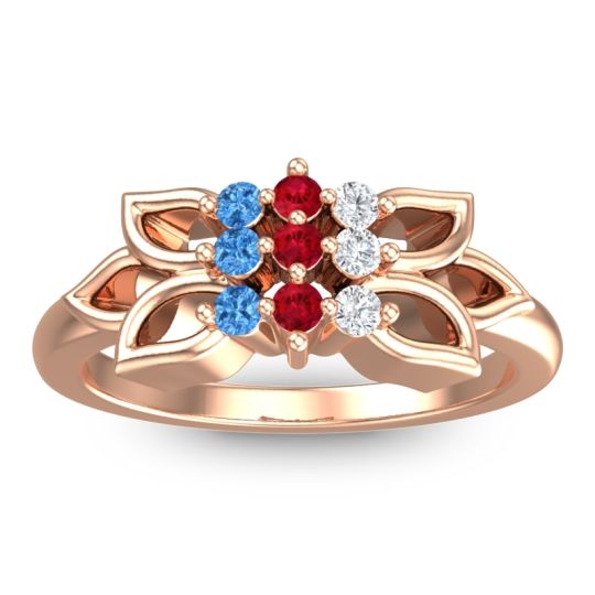 Floral Pave Prasuat Ring