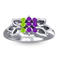 Floral Pave Prasuat Ring