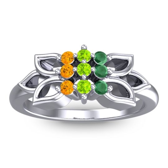 Floral Pave Prasuat Ring