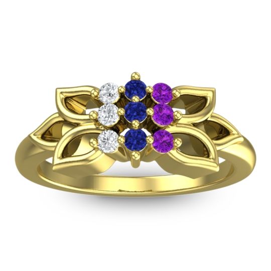 Floral Pave Prasuat Ring