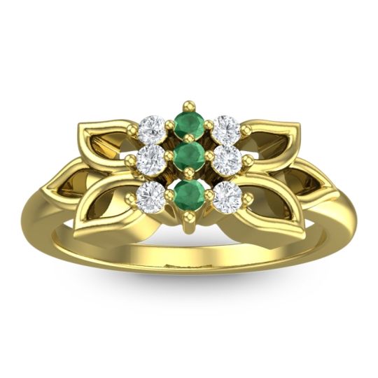 Floral Pave Prasuat Ring