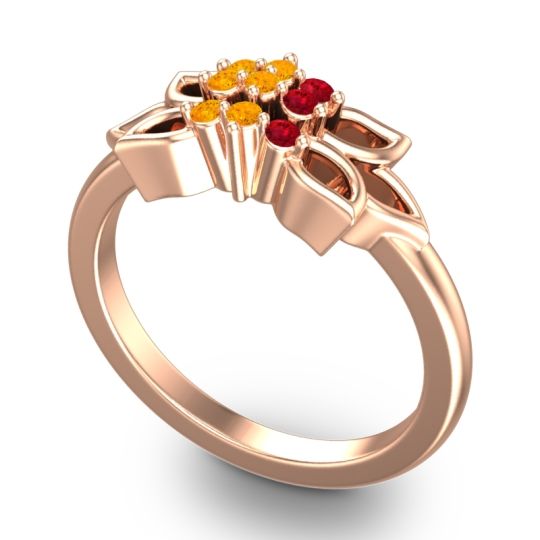 Floral Pave Prasuat Ring