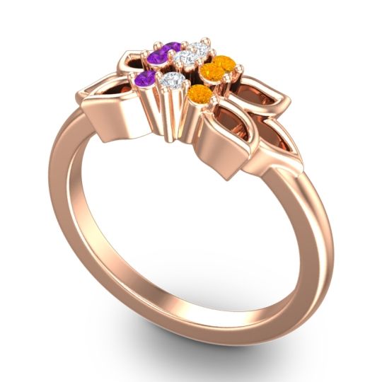 Floral Pave Prasuat Ring