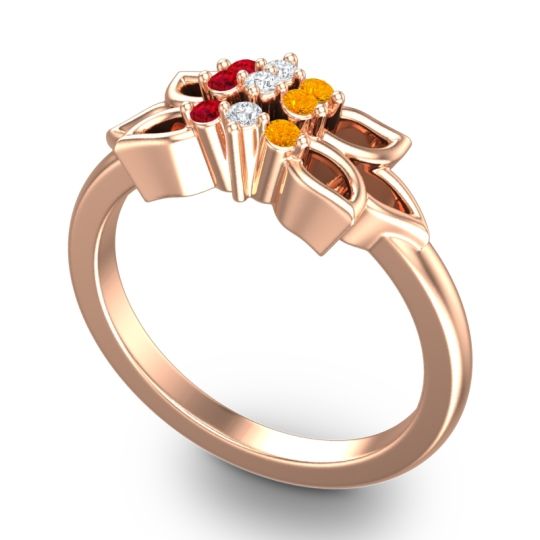 Floral Pave Prasuat Ring