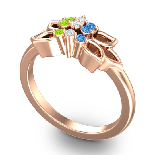 Floral Pave Prasuat Ring