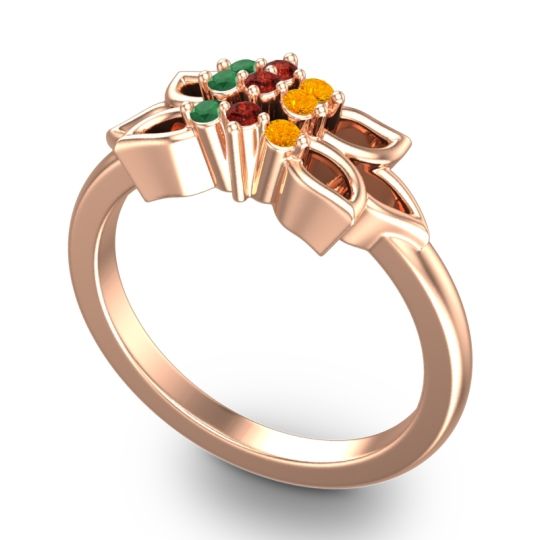 Floral Pave Prasuat Ring