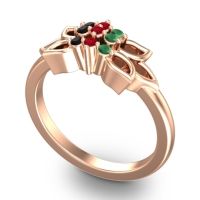 Floral Pave Prasuat Ring