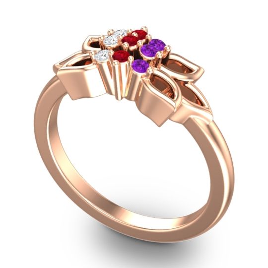 Floral Pave Prasuat Ring