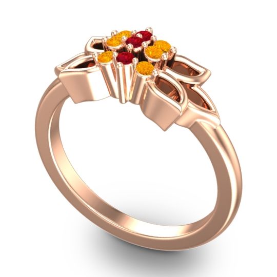 Floral Pave Prasuat Ring