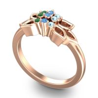 Floral Pave Prasuat Ring